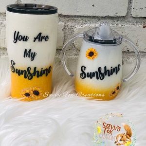 20oz /14oz Sippy Tumbler Mommy and Me Set